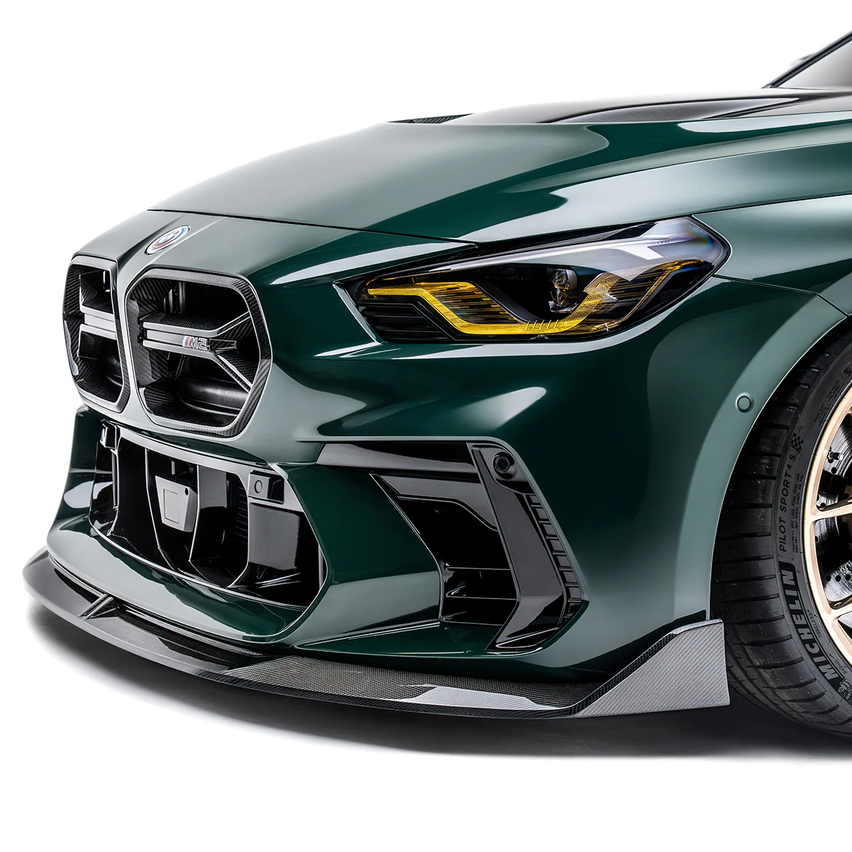 BMW G87 M2 CARBON FIBER FRONT LIP (ADRO BUMPER) V2 - Image 2