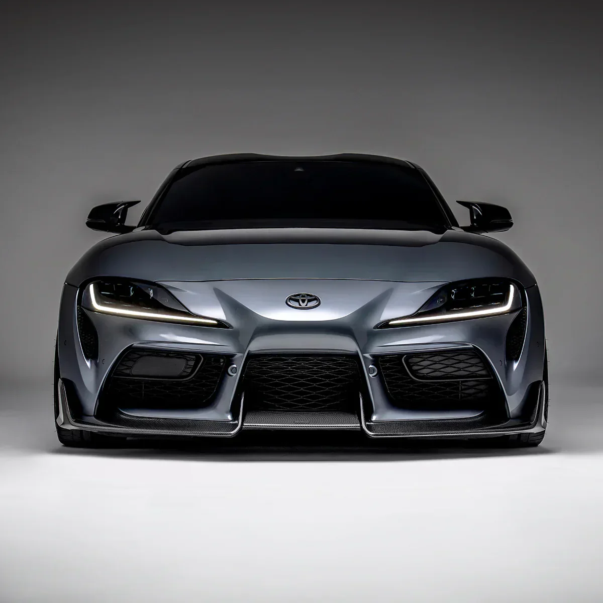 TOYOTA GR SUPRA CARBON FIBER FRONT LIP (STOCK BUMPER) - Image 6