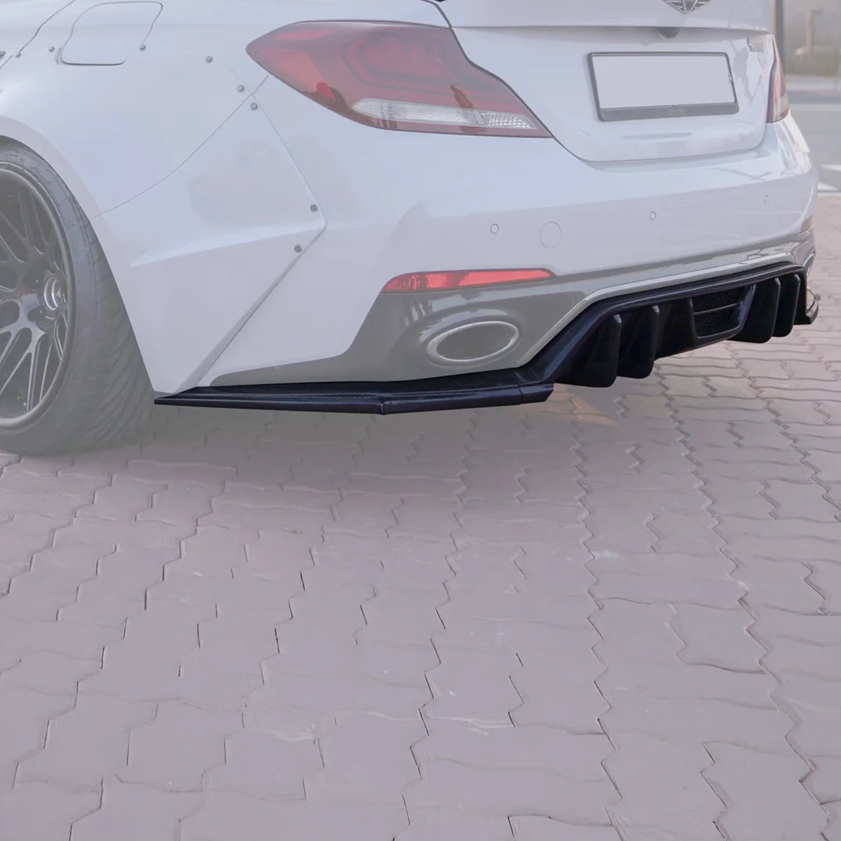GENESIS G70 CARBON FIBER REAR DIFFUSER V2