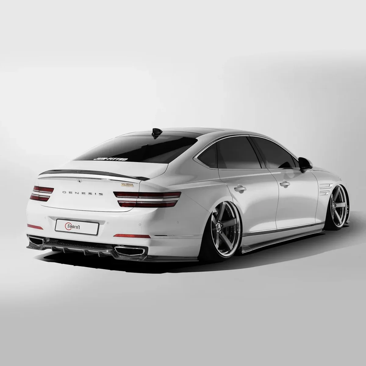 GENESIS G80 (RG3) CARBON FIBER REAR DIFFUSER V1 - Image 2