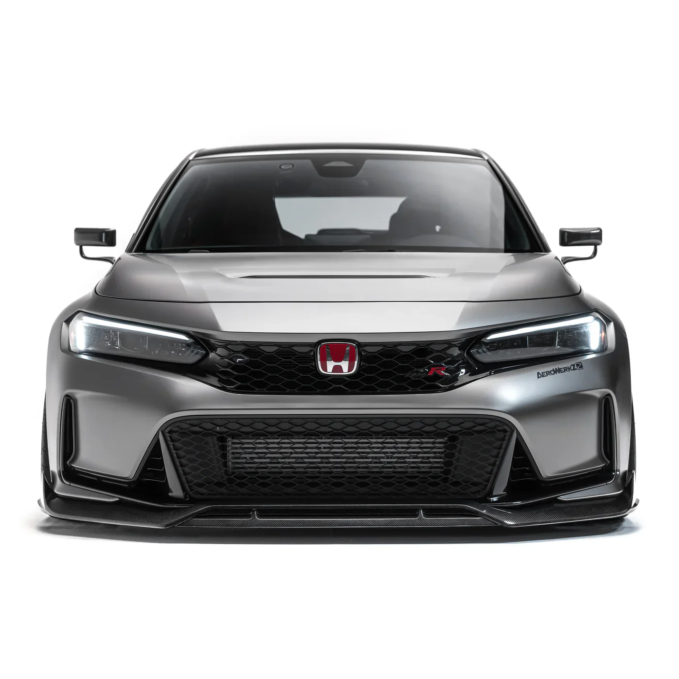 HONDA FL5 CIVIC TYPE-R CARBON FIBER FRONT LIP - Image 2