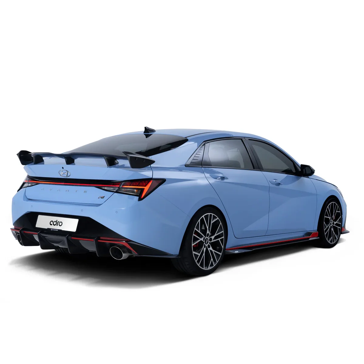 HYUNDAI ELANTRA N CARBON FIBER REAR DIFFUSER - Image 2
