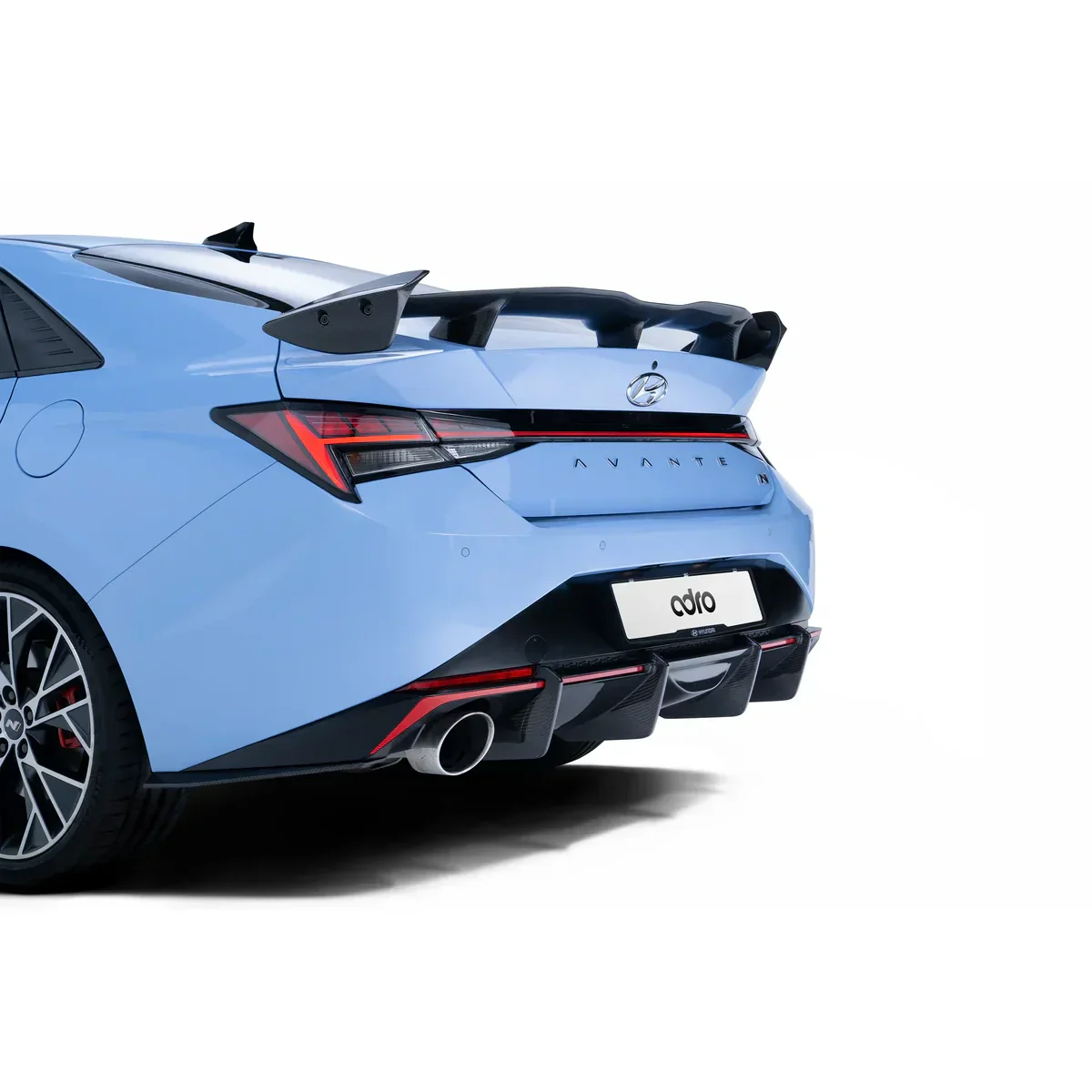 HYUNDAI ELANTRA N CARBON FIBER REAR DIFFUSER - Image 5