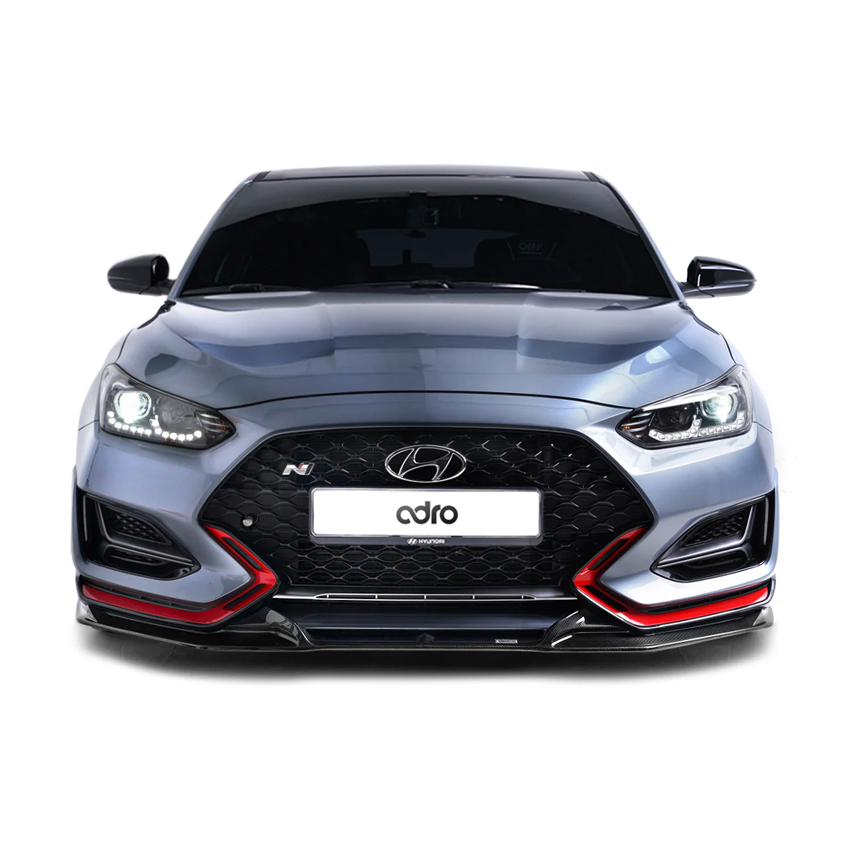 HYUNDAI VELOSTER N CARBON FIBER FRONT LIP (B TYPE) V2 - Image 2