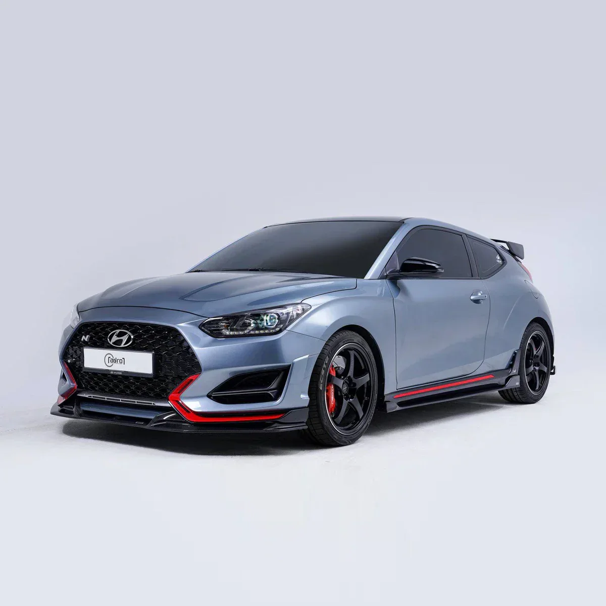 HYUNDAI VELOSTER N CARBON FIBER FRONT LIP (B TYPE) V2 - Image 4