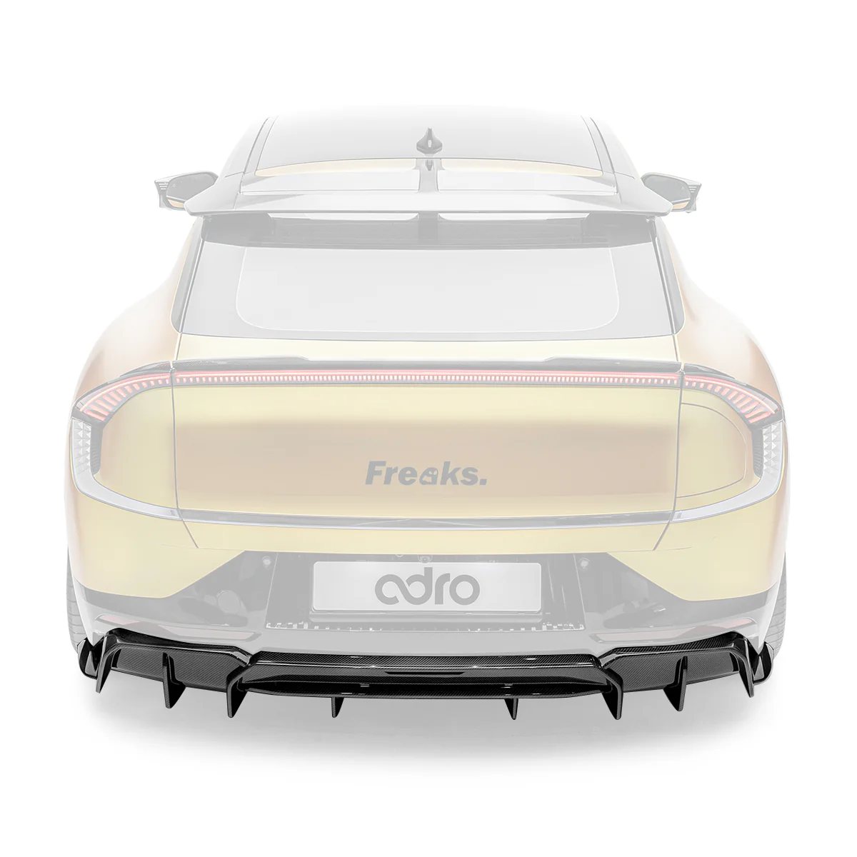 KIA EV6 CARBON FIBER REAR DIFFUSER
