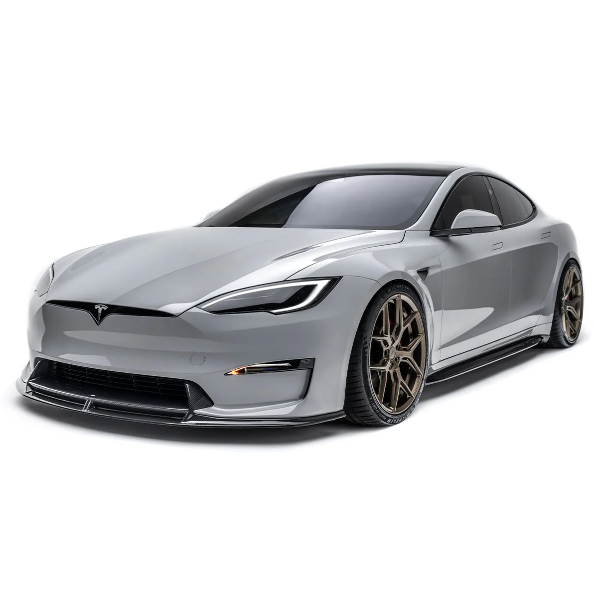 TESLA MODEL S PLAID PREPREG FRONT LIP - Image 3