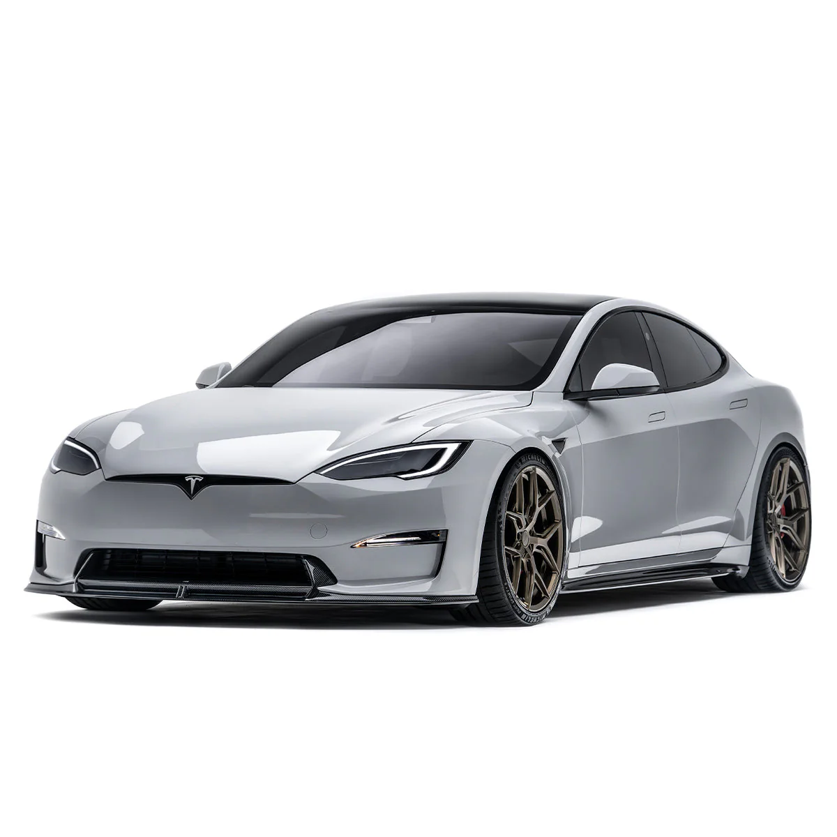 TESLA MODEL S PLAID PREPREG FRONT LIP - Image 5