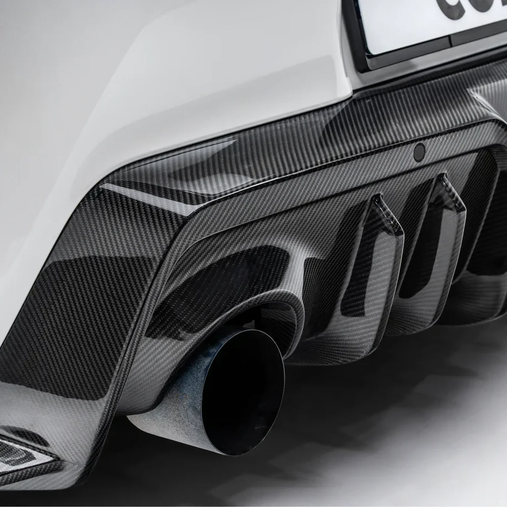 TOYOTA GR SUPRA CARBON FIBER REAR DIFFUSER - Image 9